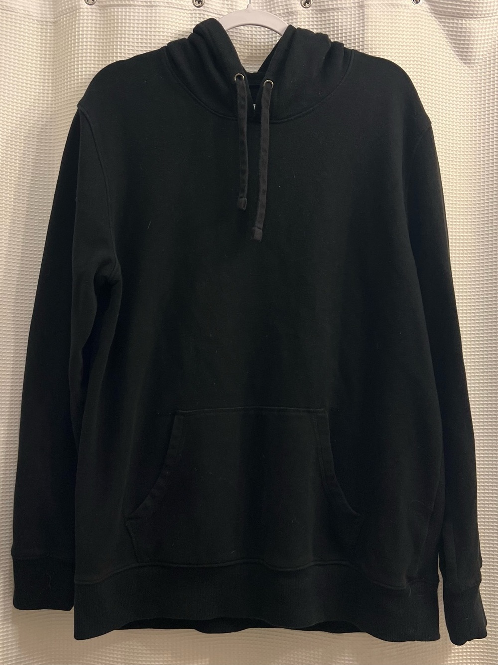 Men's Black Pullover Hoodie